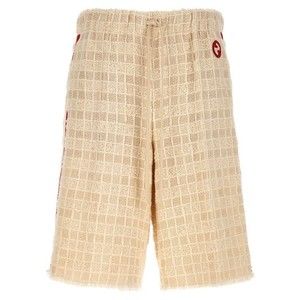 Gucci Contrast Band Tweed Bermuda Shorts - NWT